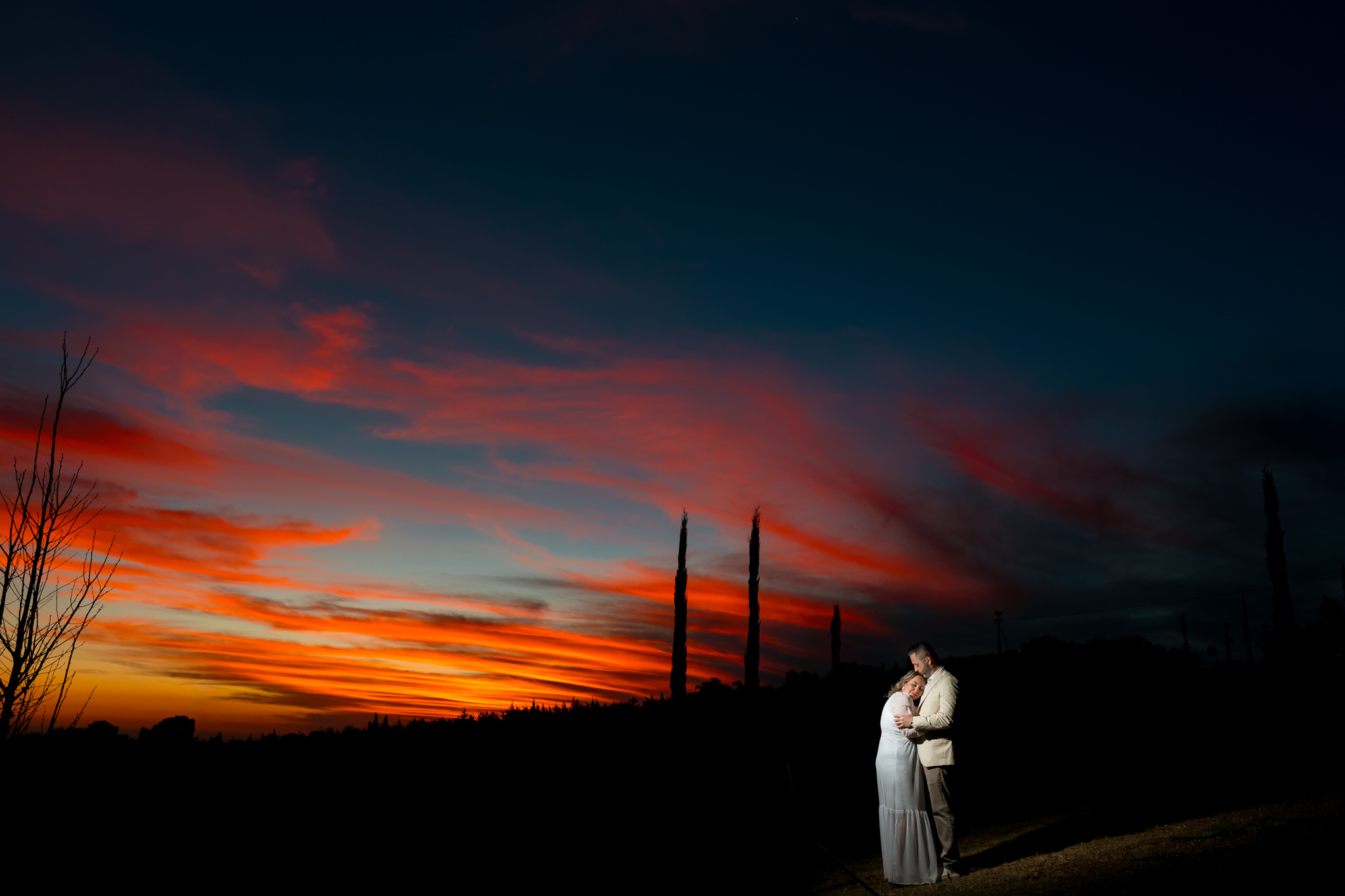 Marluce e Fabrício em seu pré-wedding na Vinícola Mirantus